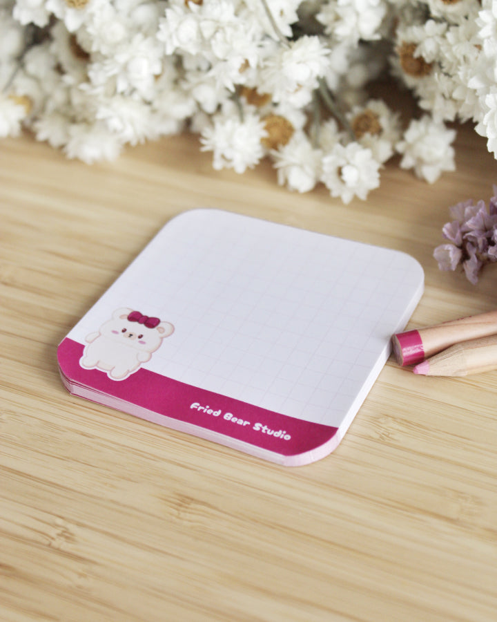 Memo Pad — Tofu Bear