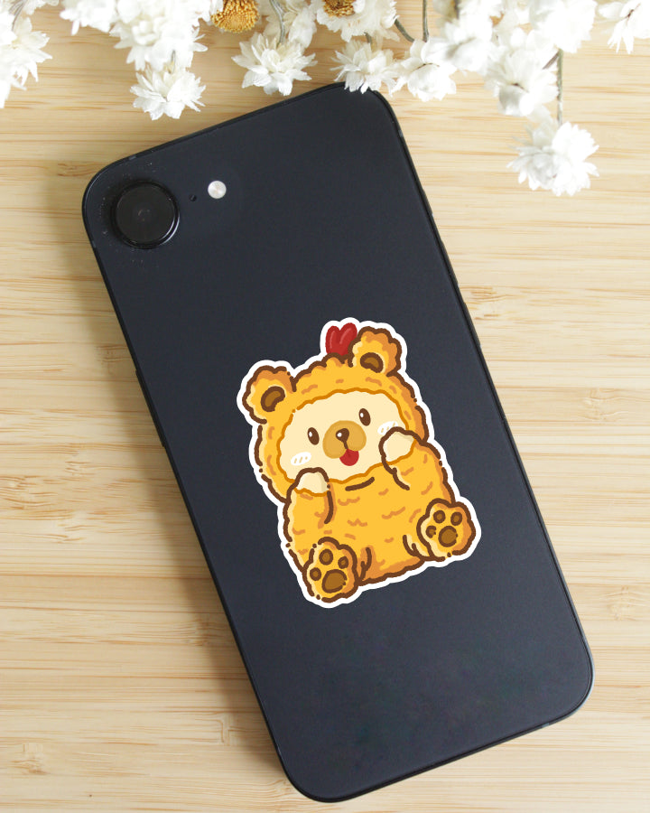 Sticker — Fried Bear — Face Pack