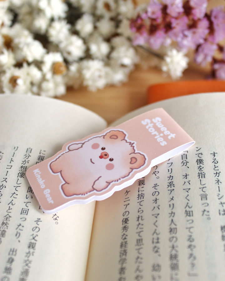 Magnetic Bookmark — Kinako Bear