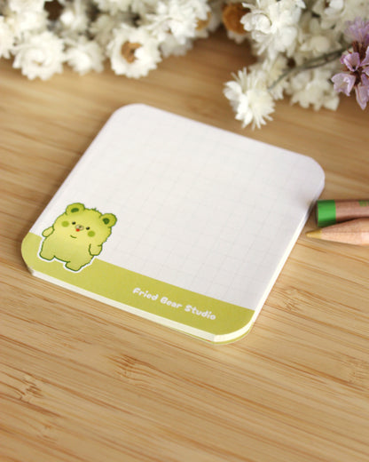 Memo Pad — Matcha Bear