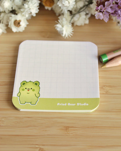 Memo Pad — Matcha Bear