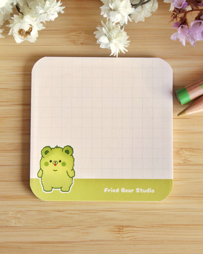Memo Pad — Matcha Bear