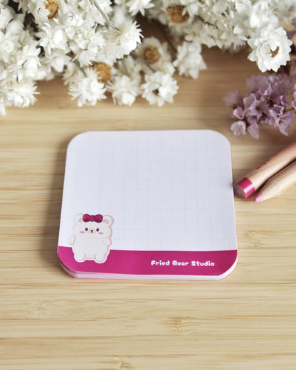 Memo Pad — Tofu Bear
