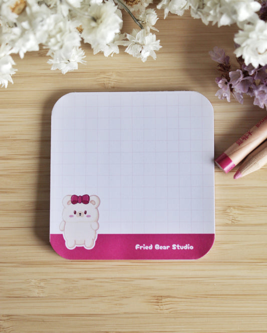 Memo Pad — Tofu Bear