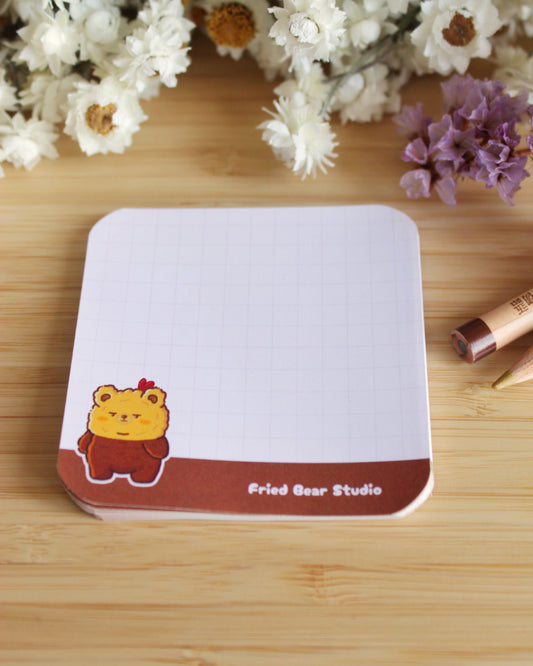 Memo Pad — Fried Bear — Staying Calm