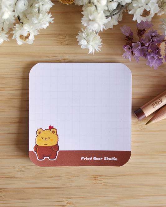 Memo Pad — Fried Bear — Staying Calm