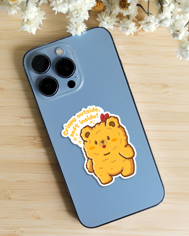 Sticker — Fried Bear — Crispy Outside Soft Inside