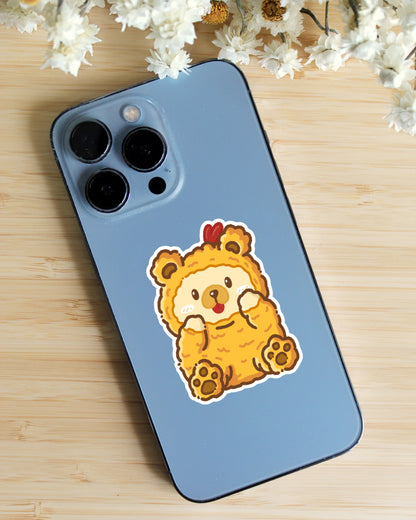Sticker — Fried Bear — Face Pack