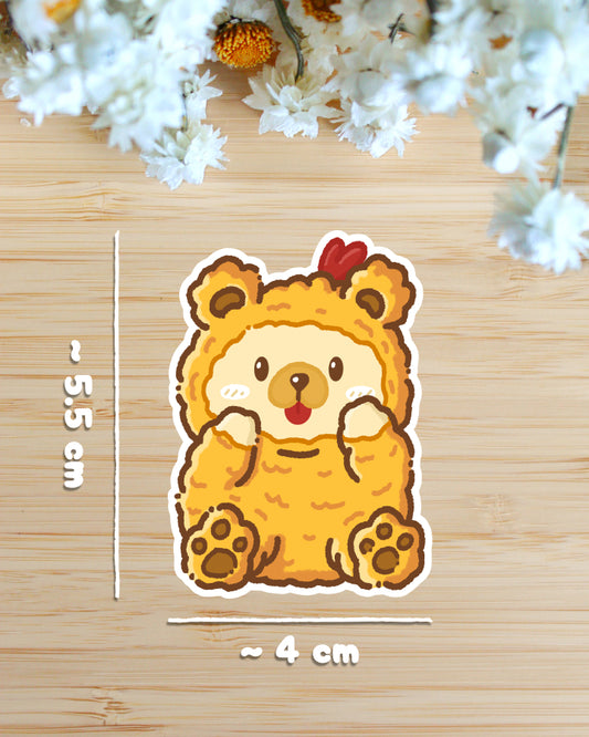 Sticker — Fried Bear — Face Pack