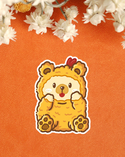 Sticker — Fried Bear — Face Pack