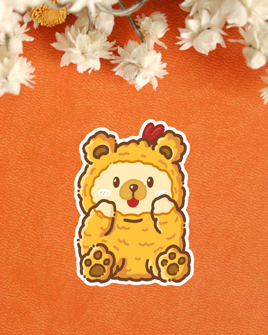 Sticker — Fried Bear — Face Pack
