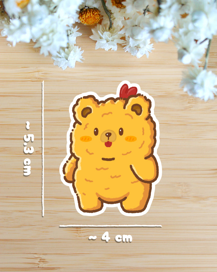 Sticker — Fried Bear