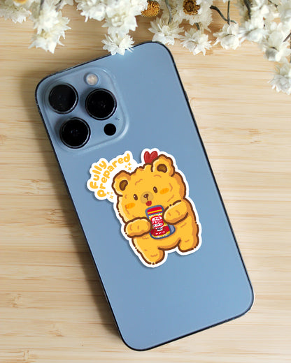 Sticker — Fried Bear — Fully Prepared
