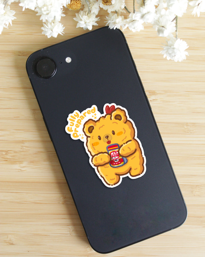 Sticker — Fried Bear — Fully Prepared