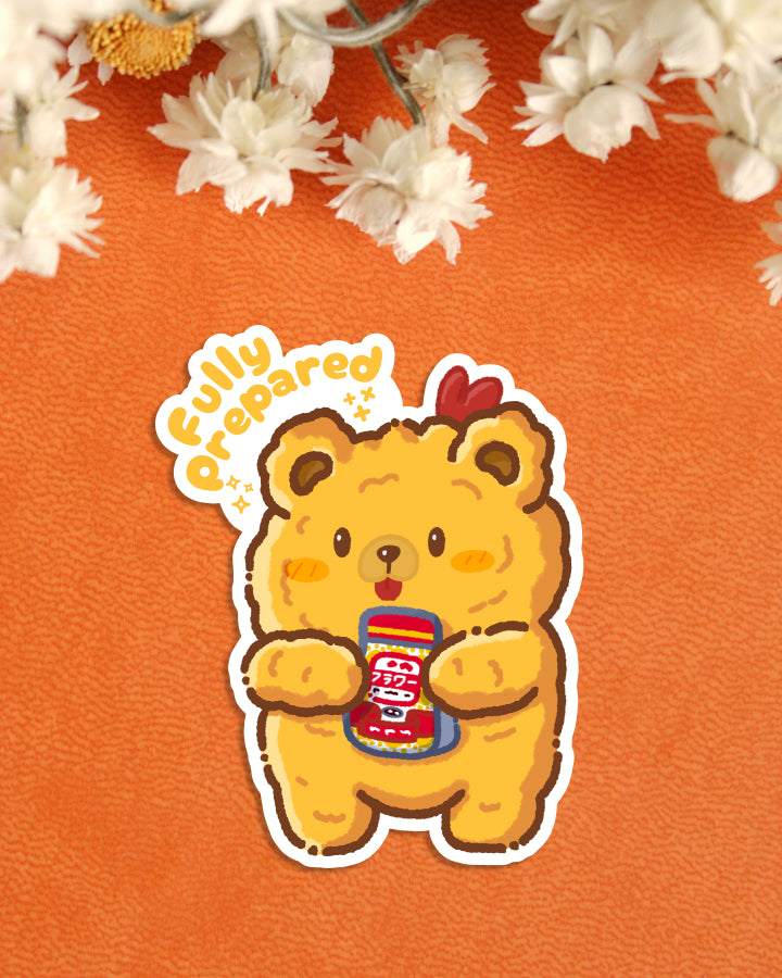 Sticker — Fried Bear — Fully Prepared