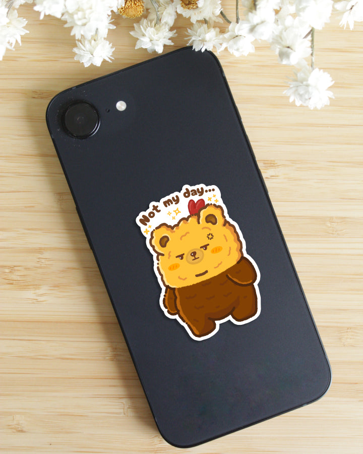 Sticker — Fried Bear — Not My Day