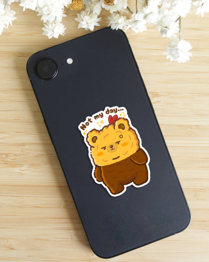 Sticker — Fried Bear — Not My Day