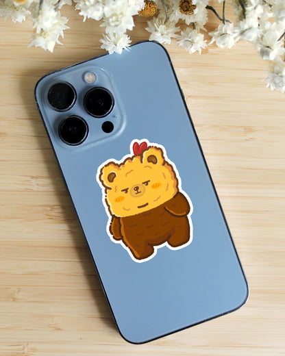 Sticker — Fried Bear — Too Fried