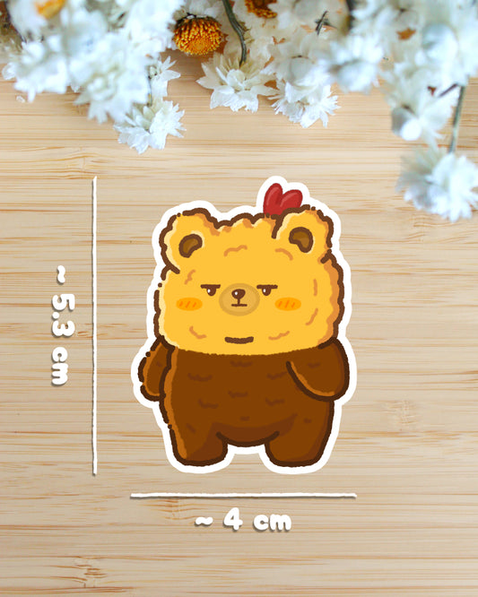 Sticker — Fried Bear — Too Fried