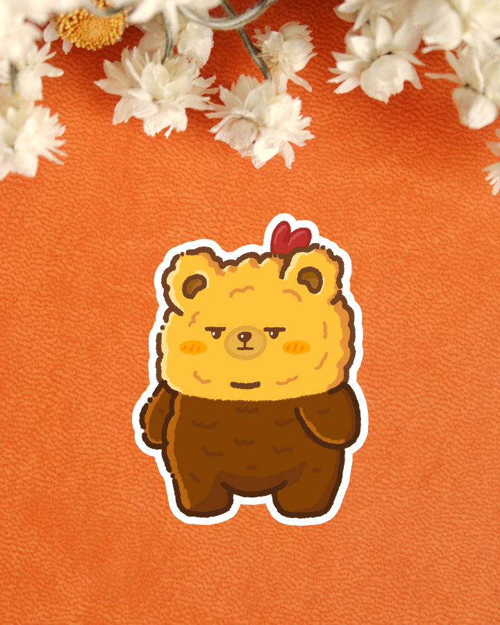 Sticker — Fried Bear — Too Fried