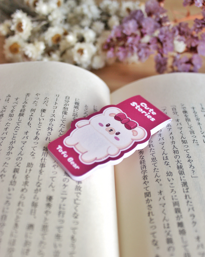 Magnetic Bookmark — Tofu Bear — Cute Stories