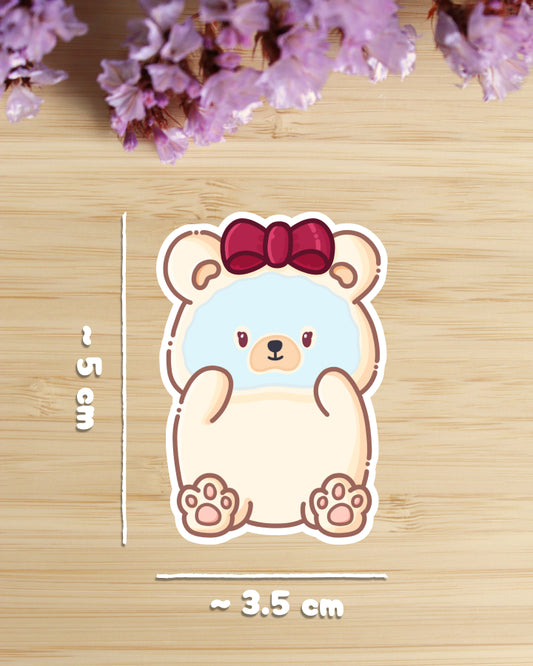 Sticker — Tofu Bear — Face Pack